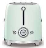 Tostadora smeg tsf01pgeu 2 rebanada(s) verde acero, botones, nivel, giratorio, 950 w, 220 - 240 v