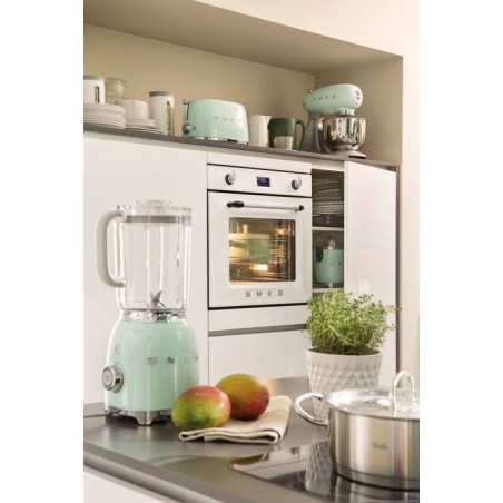 Tostadora smeg tsf01pgeu 2 rebanada(s) verde acero, botones, nivel, giratorio, 950 w, 220 - 240 v