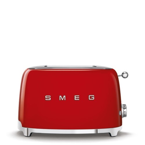 Tostadora smeg tsf01rdeu 2 rebanada(s) rojo, acero, botones, nivel, giratorio, 950 w, 220 - 240 v