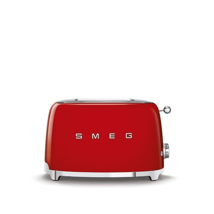 Tostadora smeg tsf01rdeu 2 rebanada(s) rojo, acero, botones, nivel, giratorio, 950 w, 220 - 240 v