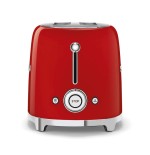 Tostadora smeg tsf01rdeu 2 rebanada(s) rojo, acero, botones, nivel, giratorio, 950 w, 220 - 240 v