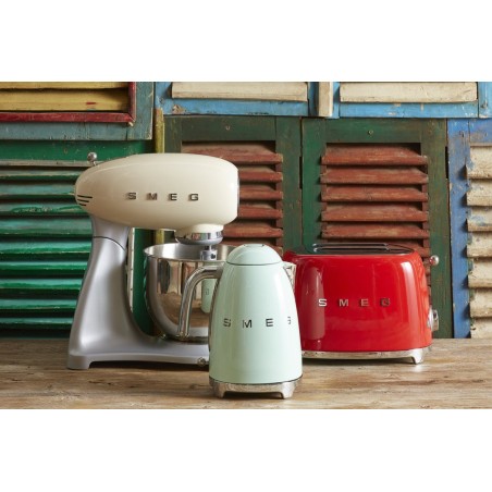 Tostadora smeg tsf01rdeu 2 rebanada(s) rojo, acero, botones, nivel, giratorio, 950 w, 220 - 240 v