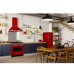 Tostadora smeg tsf01rdeu 2 rebanada(s) rojo, acero, botones, nivel, giratorio, 950 w, 220 - 240 v