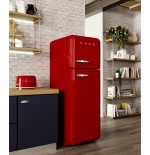 Tostadora smeg tsf01rdeu 2 rebanada(s) rojo, acero, botones, nivel, giratorio, 950 w, 220 - 240 v