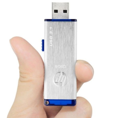 Pendrive hp 128gb x730w metal usb 3.0