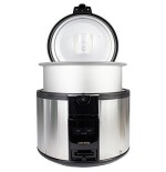 Cuckoo sr-4600 olla arrocera profesional para catering acero inoxidable 4600ml, 26 porciones