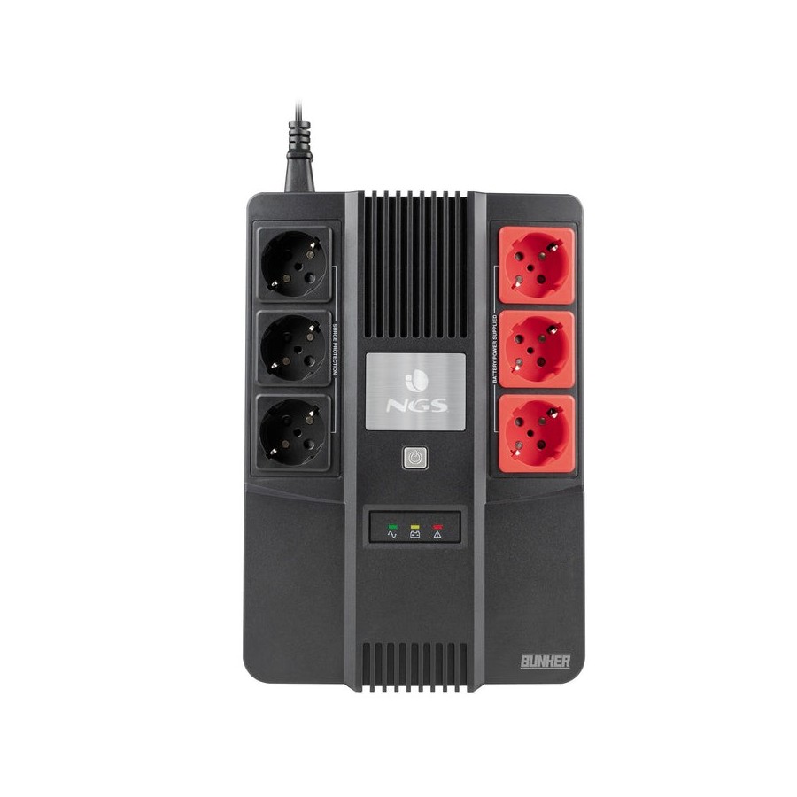 Sai offline ngs fortress bunker 600va-360w 6 salidas formato bloque
