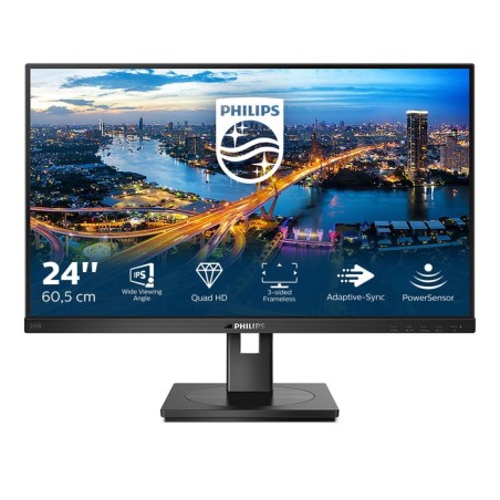 Monitor philips b line 245b1/00 led  23.8" 2560 x 1440 pixeles quad hd negro