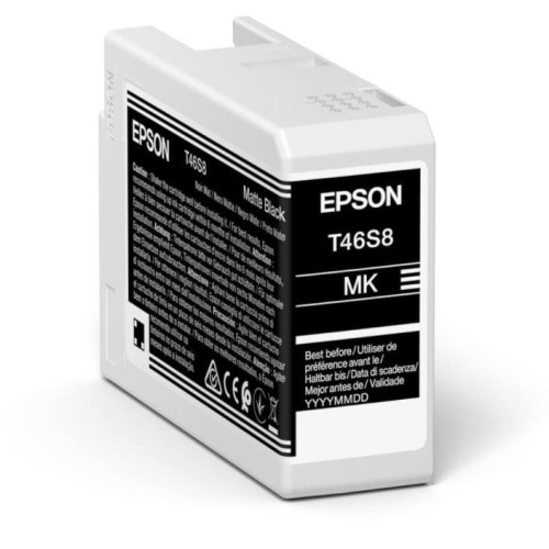 Epson singlepack matte black t46s8 ultrachrome pro 10 ink 25ml sc-p700