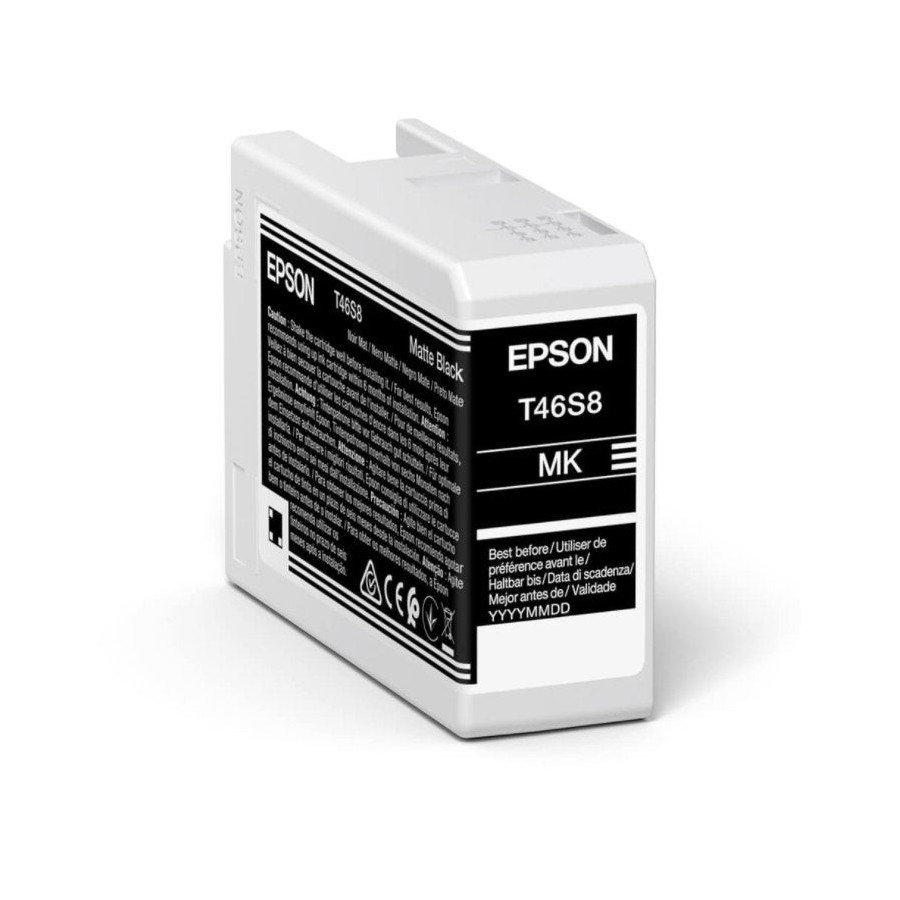 Epson singlepack matte black t46s8 ultrachrome pro 10 ink 25ml sc-p700