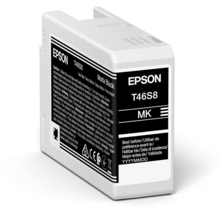 Epson singlepack matte black t46s8 ultrachrome pro 10 ink 25ml sc-p700