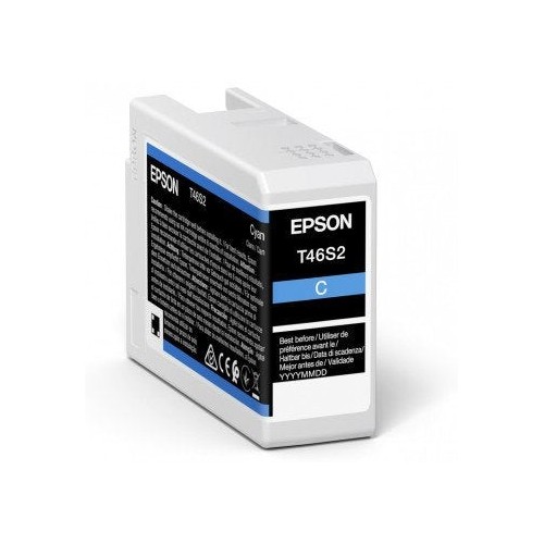 Epson singlepack cyan t46s2 ultrachrome pro 10 ink 25ml sc-p700
