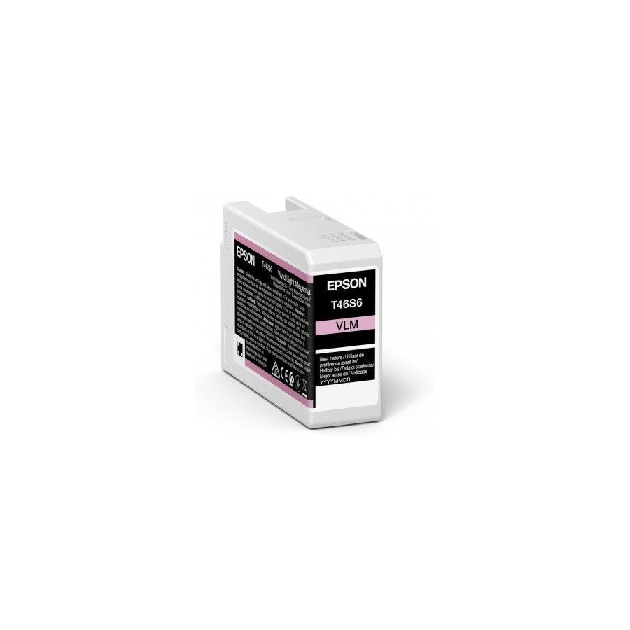 Epson singlepack vivid light magenta t46s6 ultrachrome pro 10 ink 25ml sc-p700
