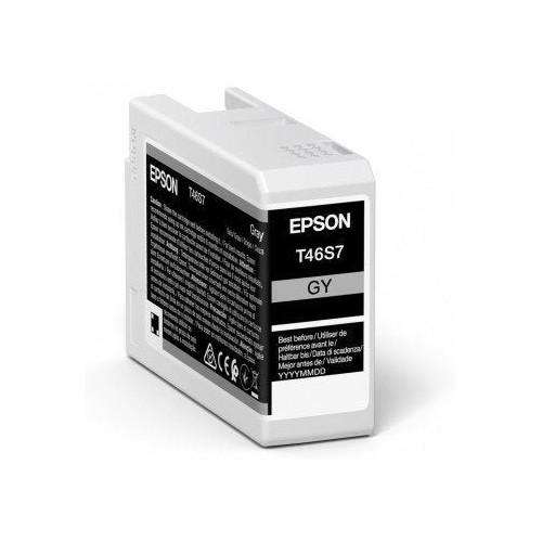 Epson singlepack gray t46s7 ultrachrome pro 10 ink 25ml sc-p700