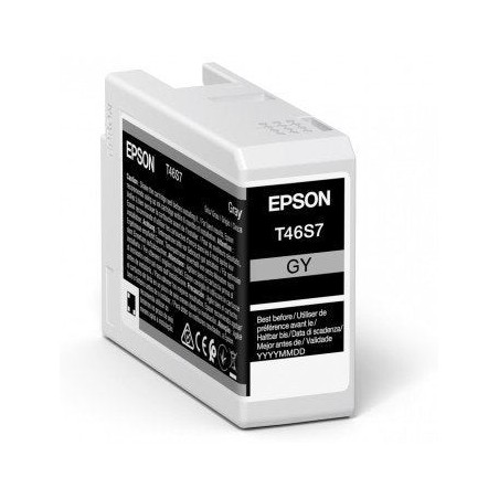 Epson singlepack gray t46s7 ultrachrome pro 10 ink 25ml sc-p700