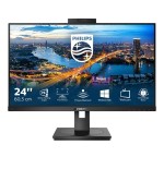 Monitor profesional philips 242b1h 23.8' full hd webcam multimedia negro
