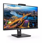 Monitor profesional philips 242b1h 23.8' full hd webcam multimedia negro