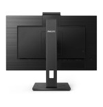 Monitor profesional philips 242b1h 23.8' full hd webcam multimedia negro