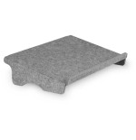 Bakkerelkhuizen q-doc 100 circular soporte para ordenador portátil gris