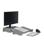 Bakkerelkhuizen q-doc 100 circular soporte para ordenador portátil gris