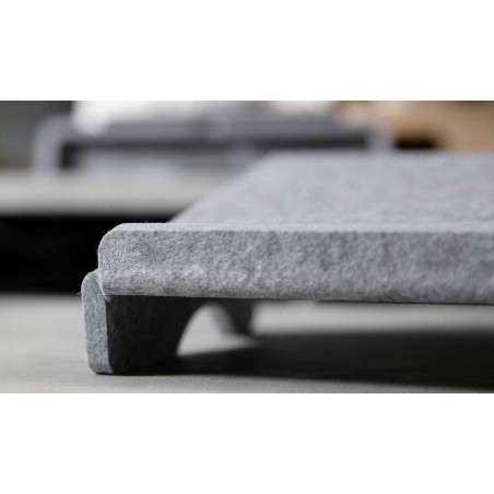 Bakkerelkhuizen q-doc 100 circular soporte para ordenador portátil gris