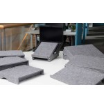 Bakkerelkhuizen q-doc 100 circular soporte para ordenador portátil gris