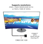 Cable dvi club3d dual link (24 + 1) bidireccional 3m m/m retail