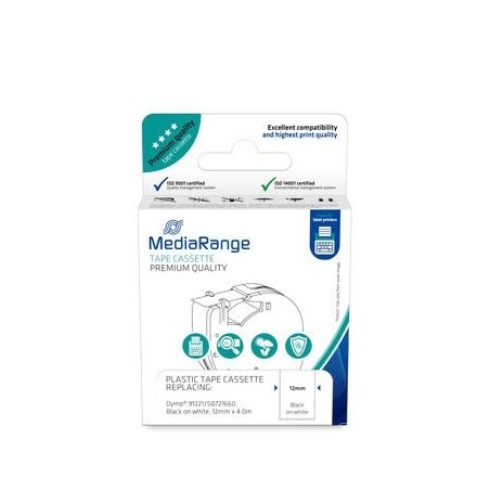 Mediarange mrdy91221 etiqueta de impresora blanco