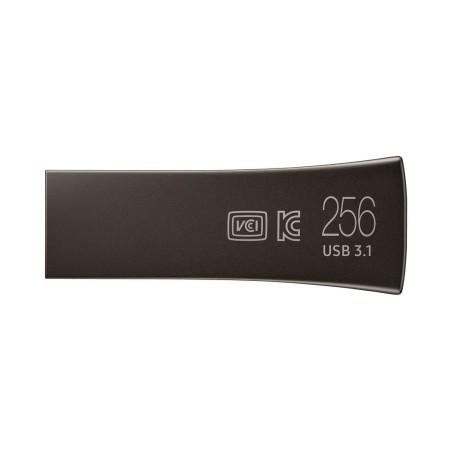 Pendrive 256gb samsung bar titan gray plus usb 3.1