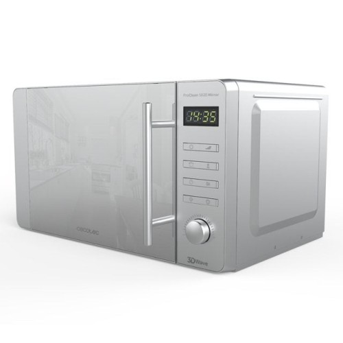 Microondas cecotec proclean 5020 mirror  700w  capacidad 20l