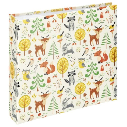 Hama forest álbum de foto y protector blanco 100 hojas 10 x 15 cm