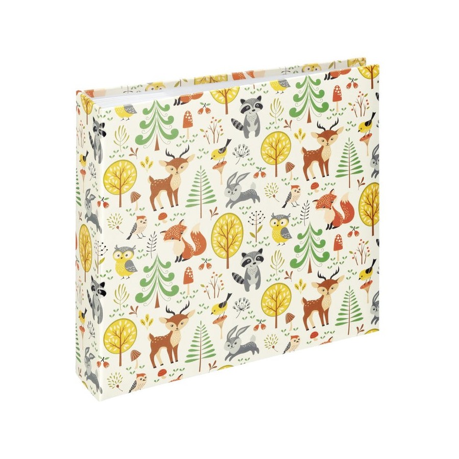 Hama forest álbum de foto y protector blanco 100 hojas 10 x 15 cm