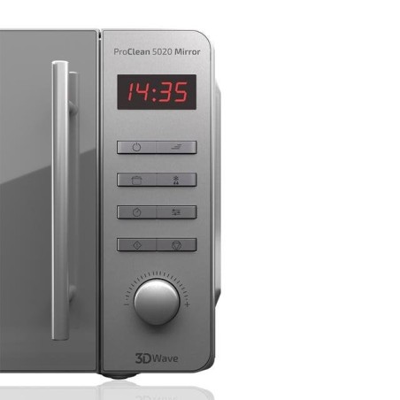 Microondas cecotec proclean 5020 mirror  700w  capacidad 20l