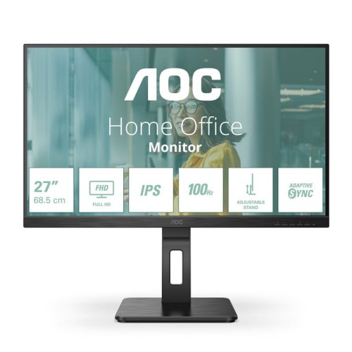 Monitor aoc 27" 27p2q usb vga dvi hdmi 1920 x 1080 pixeles full hd negro