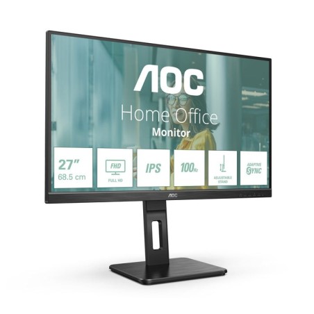 Monitor aoc 27" 27p2q usb vga dvi hdmi 1920 x 1080 pixeles full hd negro