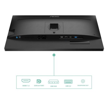 Monitor aoc 27" 27p2q usb vga dvi hdmi 1920 x 1080 pixeles full hd negro