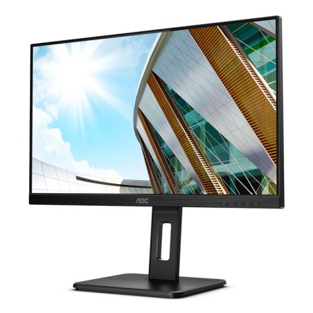 Monitor profesional aoc q24p2q 23.8" qhd multimedia negro
