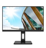 Monitor profesional aoc q24p2q 23.8" qhd multimedia negro