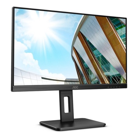Monitor profesional aoc q24p2q 23.8" qhd multimedia negro