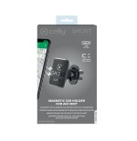 Soporte magnetico celly super plus para ventilador, negro