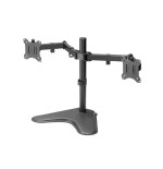 Soporte pantalla sobremesa 13-32 doble brazo soporta 2 monitores vesa standard hasta 8kg