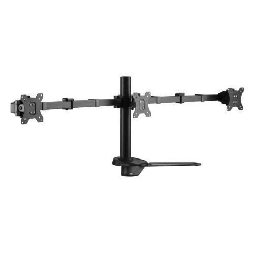 Soporte pantalla sobremesa 13-27 doble brazo soporta 3 monitores vesa standard hasta 8kg