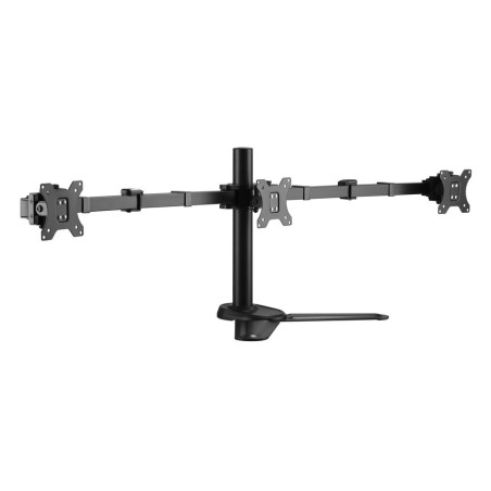 Soporte pantalla sobremesa 13-27 doble brazo soporta 3 monitores vesa standard hasta 8kg