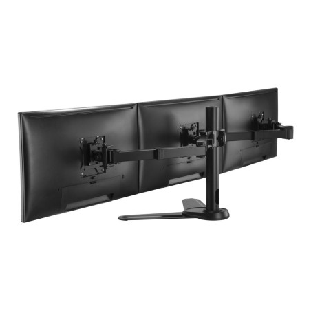 Soporte pantalla sobremesa 13-27 doble brazo soporta 3 monitores vesa standard hasta 8kg