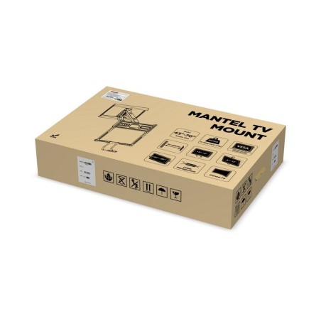 Soporte pantalla 43-70 de pared pull down vesa max 600x400 peso max. 35kg
