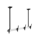 Soporte pantalla profesional de techo equip 2 pantallas  45-55 inclinable max. 50kgs por pantalla
