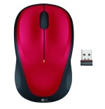 Logitech raton m235 inalambrico rojo 910-002496