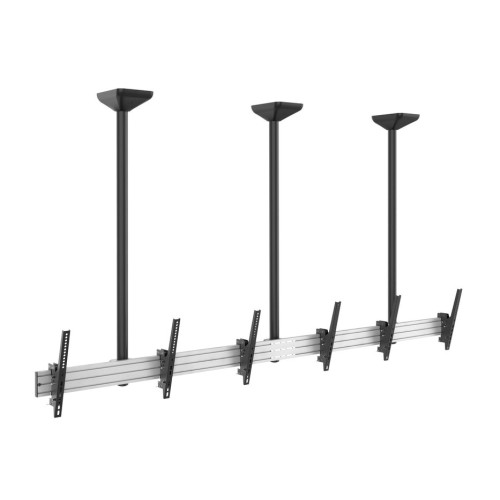 Soporte pantalla profesional de techo equip 3 pantallas  45-50 inclinable max. 50kgs por pantalla