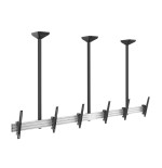 Soporte pantalla profesional de techo equip 3 pantallas  45-50 inclinable max. 50kgs por pantalla