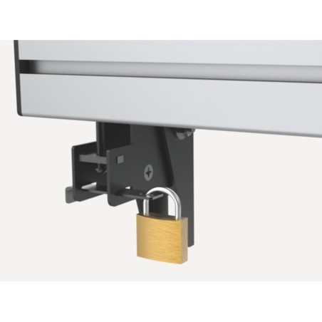 Soporte pantalla profesional de techo equip 3 pantallas  45-50 inclinable max. 50kgs por pantalla